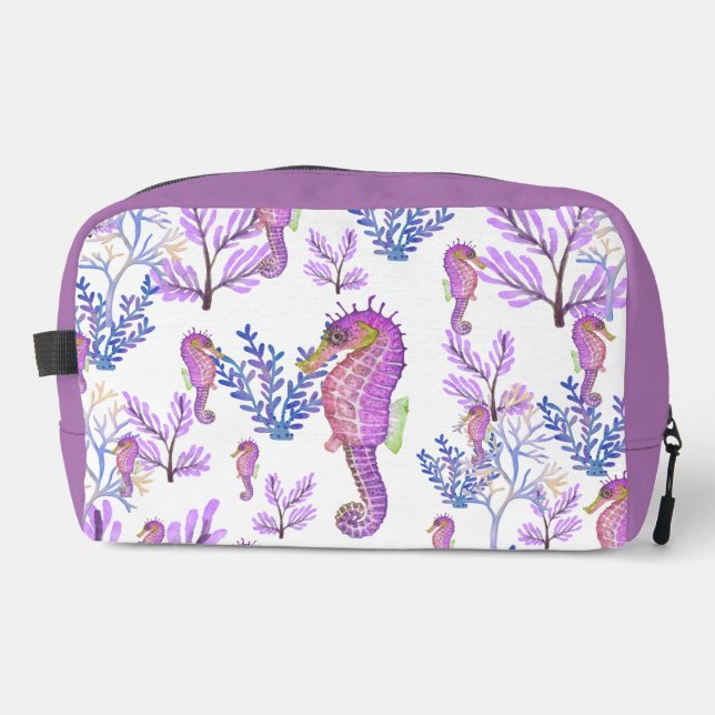 Neceser Púrpura Coral Sealife Beach (Anverso)
