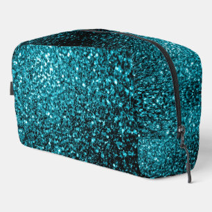 Neceser Purpurinas de imitación azul Aqua