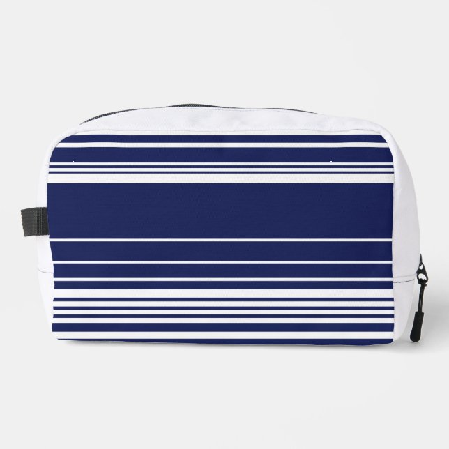 Neceser Rayas complejas - Azul (Anverso)