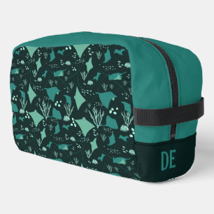 Neceser Rayas Submarinas Vida Marina Personalizada