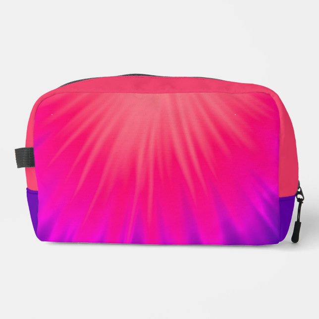 Neceser Rayo de rosa claro y morado (Anverso)