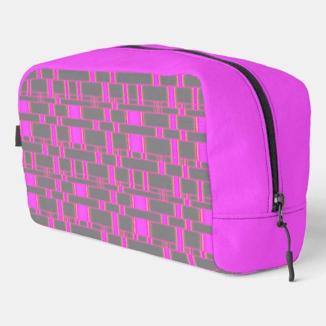 Neceser Rectángulo patrón gris 10 (Esquina derecha)