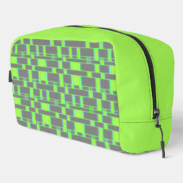 Neceser Rectángulo patrón gris 15