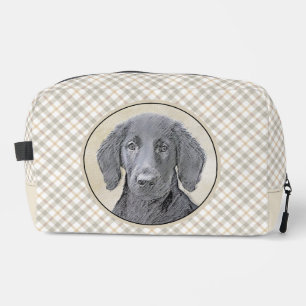 Neceser Recuperador de capa plana pinta arte de perro Masc