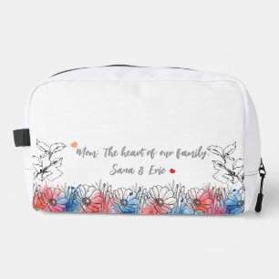 Neceser Regalo acuático floral moderno para mamá con cita