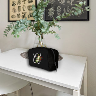 Neceser Regalo clásico de madre con flores blancas y rojo 