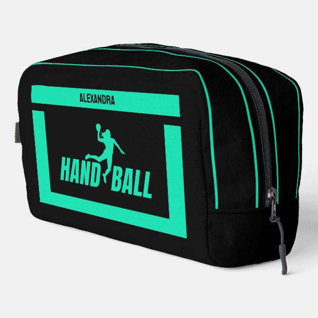 Neceser Regalo de cumpleaños de balonmano, Chica de jugado (Esquina derecha)