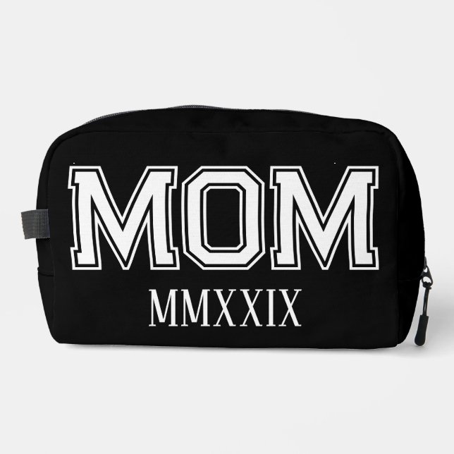 Neceser Regalo de Numerales Romanos 'Mamá' Personalizable (Anverso)