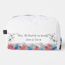 Regalo moderno de acuarela floral para mamá con ci