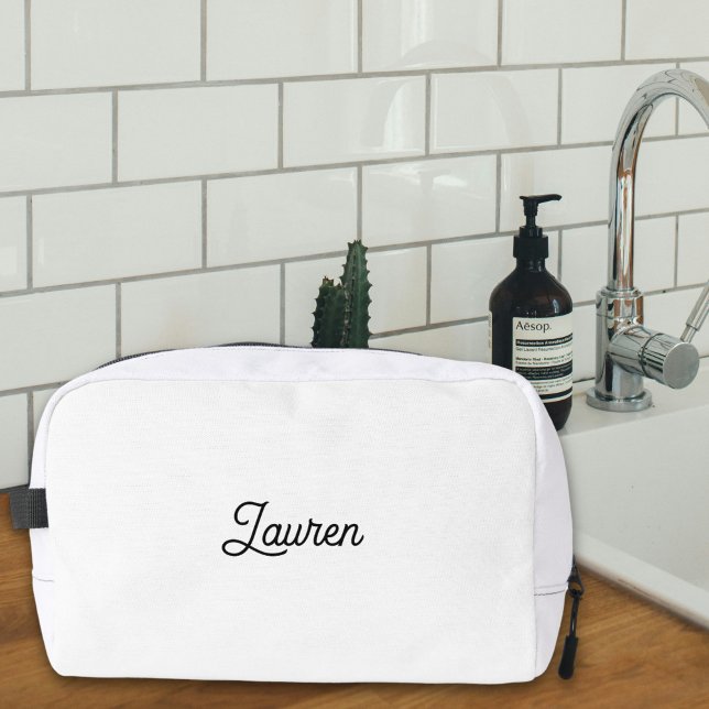 Neceser Regalo personalizado para Bridesmaid Squad | Blanc (Subido por el creador)