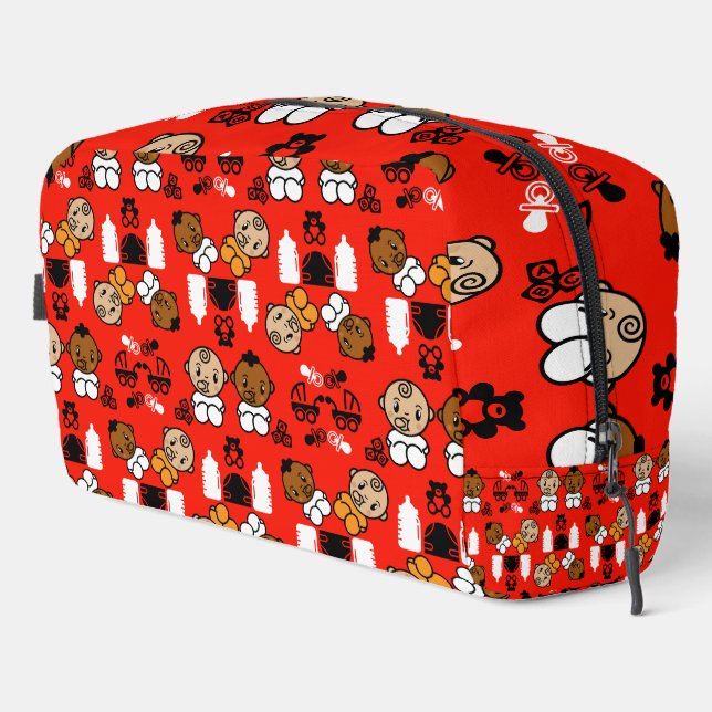 Neceser Regalo único de Recién nacido Naranja (Esquina derecha)