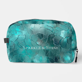 Neceser Resumen del Glam Verde Verde azulado de la Casa de