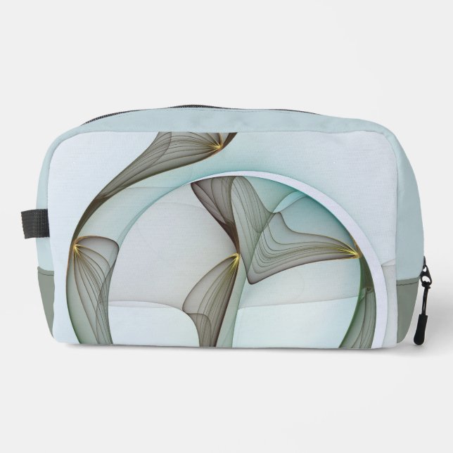 Neceser Resumen Elegancia dorada turquesa moderna (Anverso)