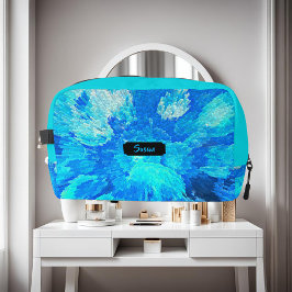 Neceser Resumen, moderno, mosaico turquesa, personalizado