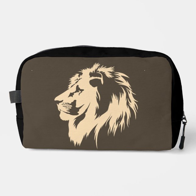 Neceser Retrato de león (arena) (Anverso)