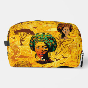 Neceser Retrato de mujer africana con puesta de sol