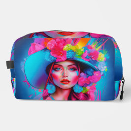 Neceser Retrato floral de Neon Fantasy