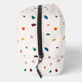 Neceser Retro Fun Terrazzo Print Travel Dopp Kit