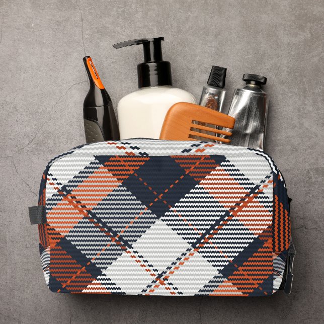 Neceser Retro Funky Plaid Mens Travel (Subido por el creador)