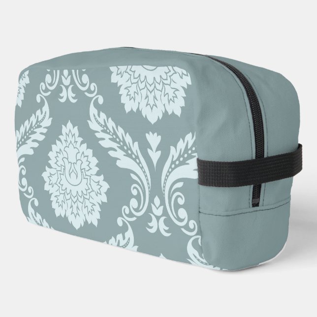 Neceser Rococo Damask Art I Duck Egg Blue+Teal (Esquina izquierda)