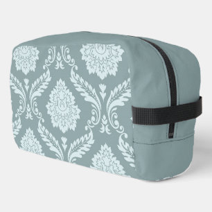 Neceser Rococo Damask Patrón Grande Huevo de Pato Azul+Ver