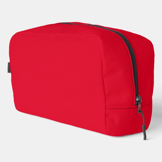 Neceser Rojo Cadmio Color Sólido (Esquina derecha)