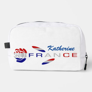 Neceser Rosa de la Bandera Francesa Personalizada
