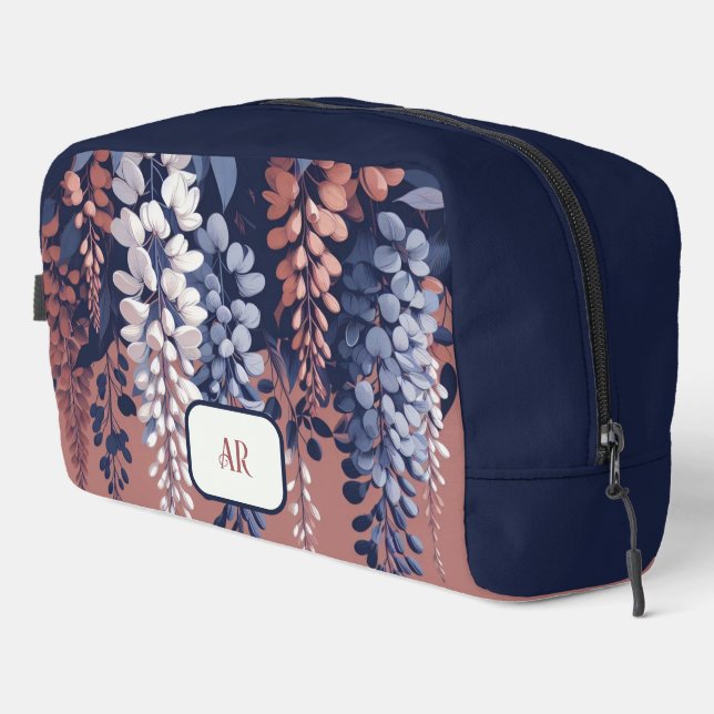 Neceser Rosa de la Marina Monograma Wisteria Elegancia (Esquina derecha)