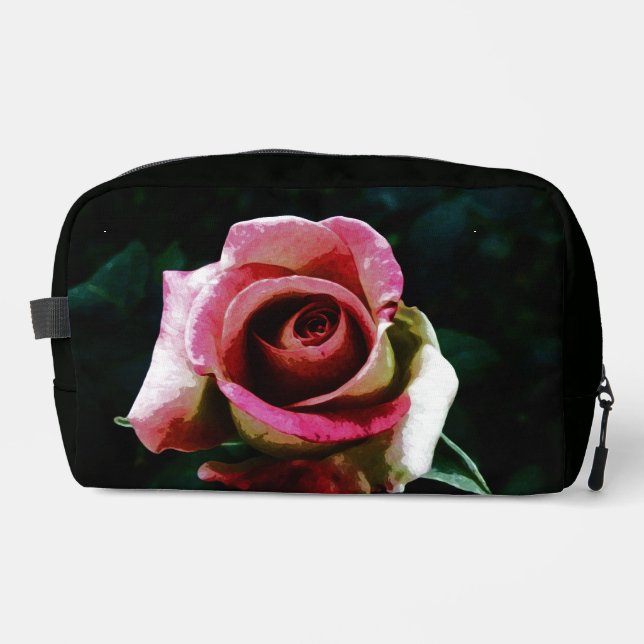 Neceser Rosa roja pintada de petróleo (Anverso)