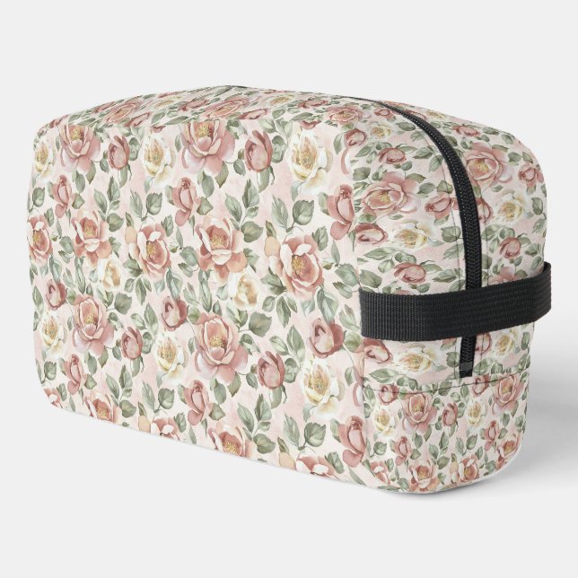Neceser Rosas Rosadas Bonitas Floral (Esquina izquierda)