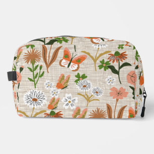 Neceser Rough Bamboo Floral Daisy Butterfly Shamrock