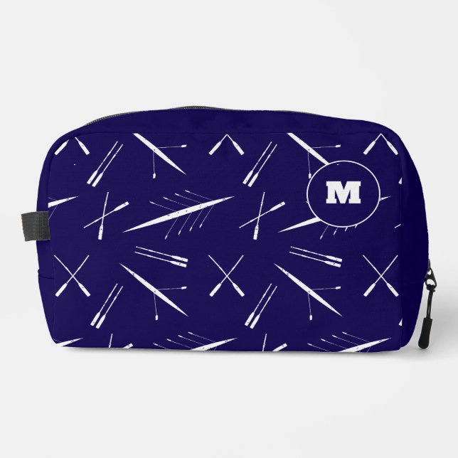 Neceser Rowing Boats and Oars Custom Blue and White (Anverso)