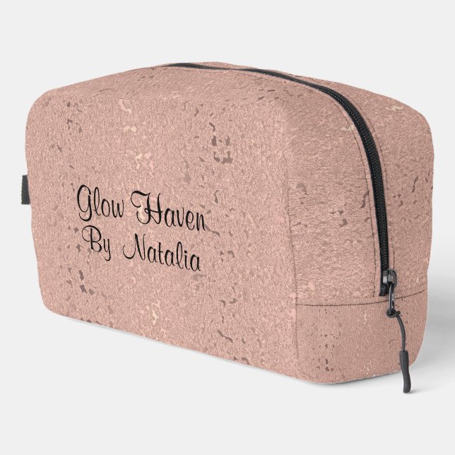 Neceser Salón de belleza elegante Rosa de oro (Esquina derecha)