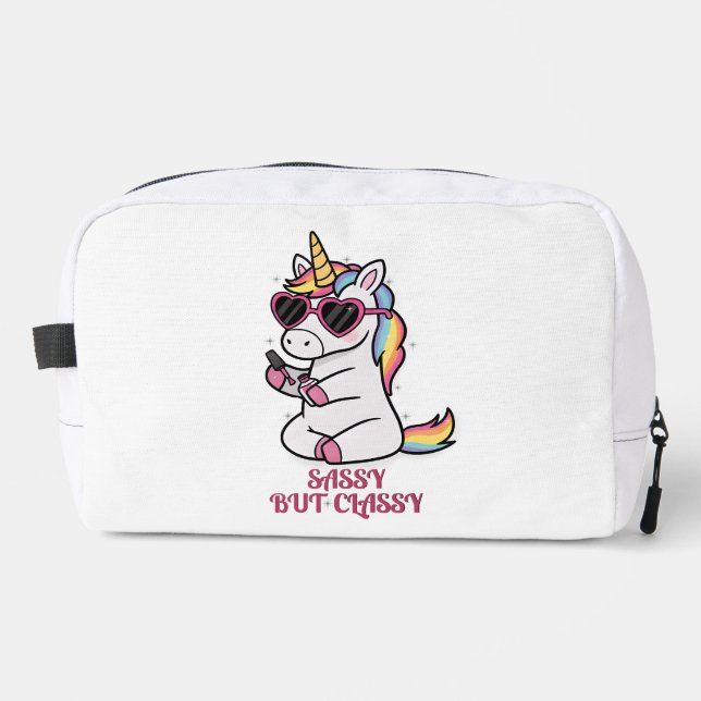 Neceser Sassy but Classy – Cute & Aesthetic Unicorn (Anverso)