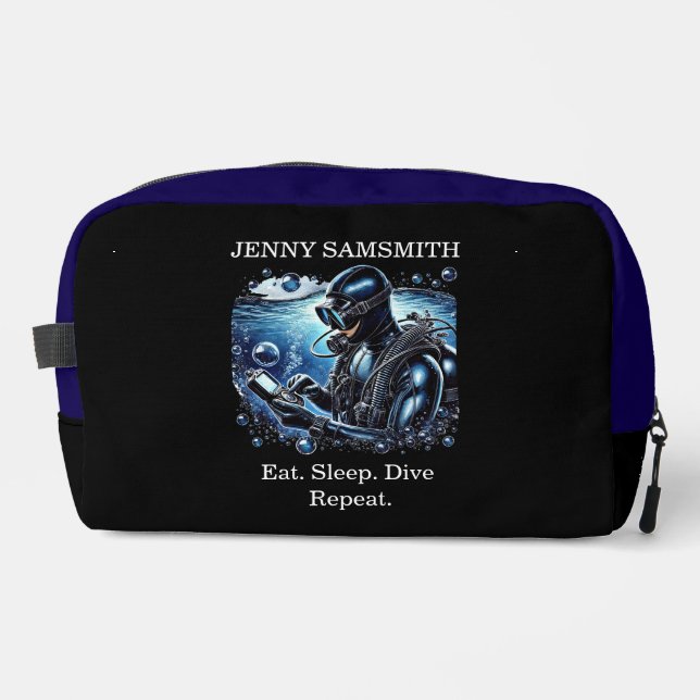 Neceser Scuba Vibes: ¡Sumergirse en la aventura! (Anverso)