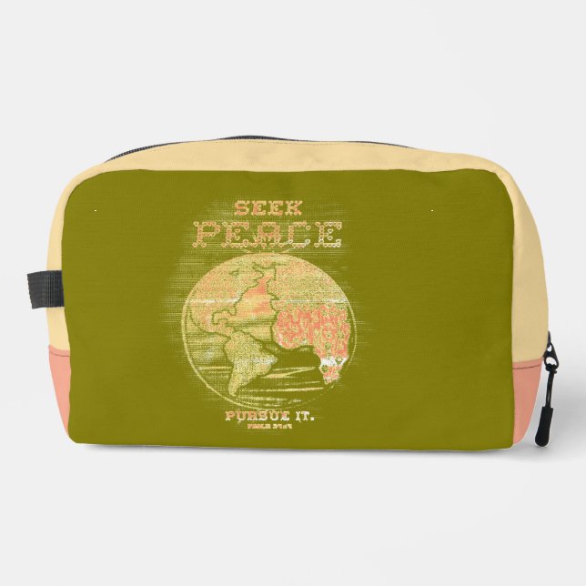 Neceser Seek Peace Toiletry Cosmetic Bag (Anverso)