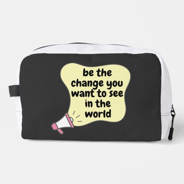 Neceser ser el cambio que quieres ver en el mundo (Anverso)