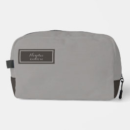 Neceser Serious Classic Minimal Simple Grey