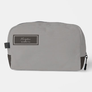 Neceser Serious Classic Minimal Simple Grey