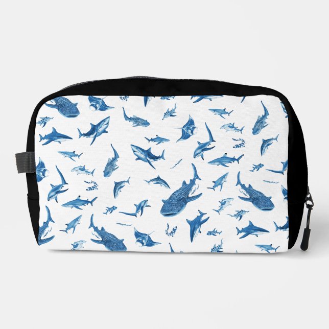Neceser Sharks & Manta Rays｜Ocean Art Design (Anverso)