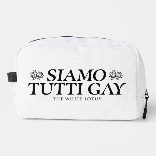 Neceser Siamo Tutti Gay - El Lotus blanco (Anverso)