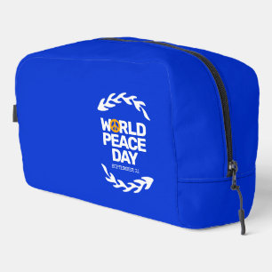 Neceser Signo de paz del Día Mundial de la Paz del Naranja