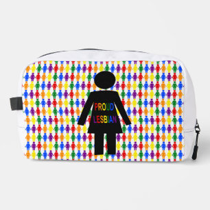 Neceser Silhouette lesbiana LGBTQ y damas de arco iris