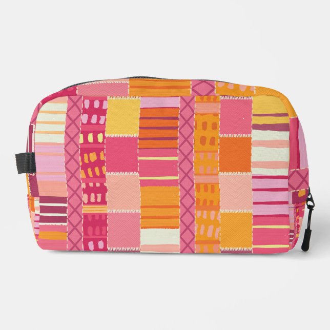 Neceser Sketchbook Marks-Textured Multicoloured Stripes (Anverso)