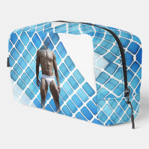 Neceser SlipperyJoe hombre muscular seis empates abs macho