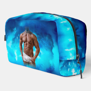 Neceser SlipperyJoe hombre musculoso barbudo sin camiseta