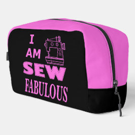 Neceser Soy Poca En Negro Y Rosa