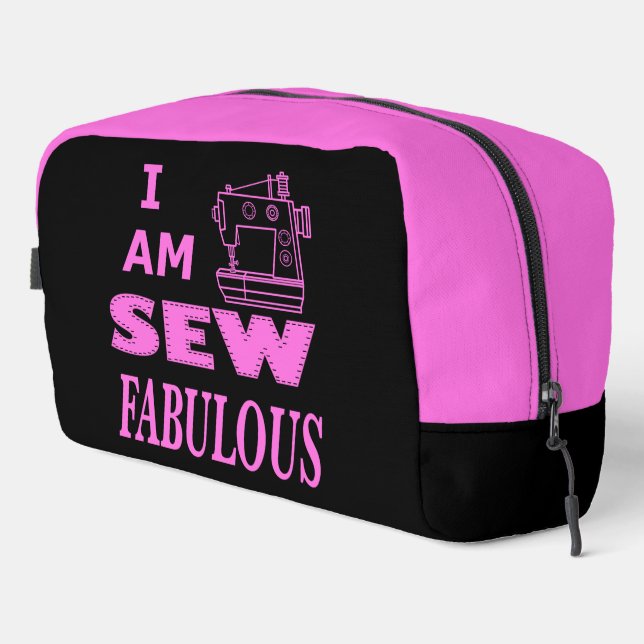 Neceser Soy Poca En Negro Y Rosa (Esquina derecha)