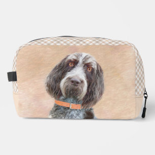 Neceser Spinone Italiano Pintando Arte De Perro Marrón Cut