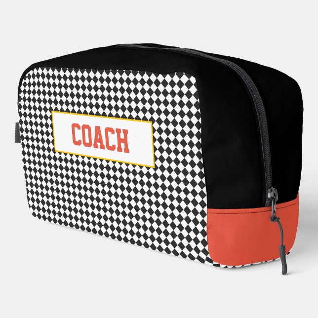 Neceser Sports COACH Team Spirit Colors Checkerboard Fun (Esquina derecha)